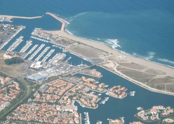 Lauriers Roses - Clim Wifi Parking - Piscine Dans - Marina St Cyprien Vakantiehuis Saint-Cyprien (Pyrenees-Orientales)